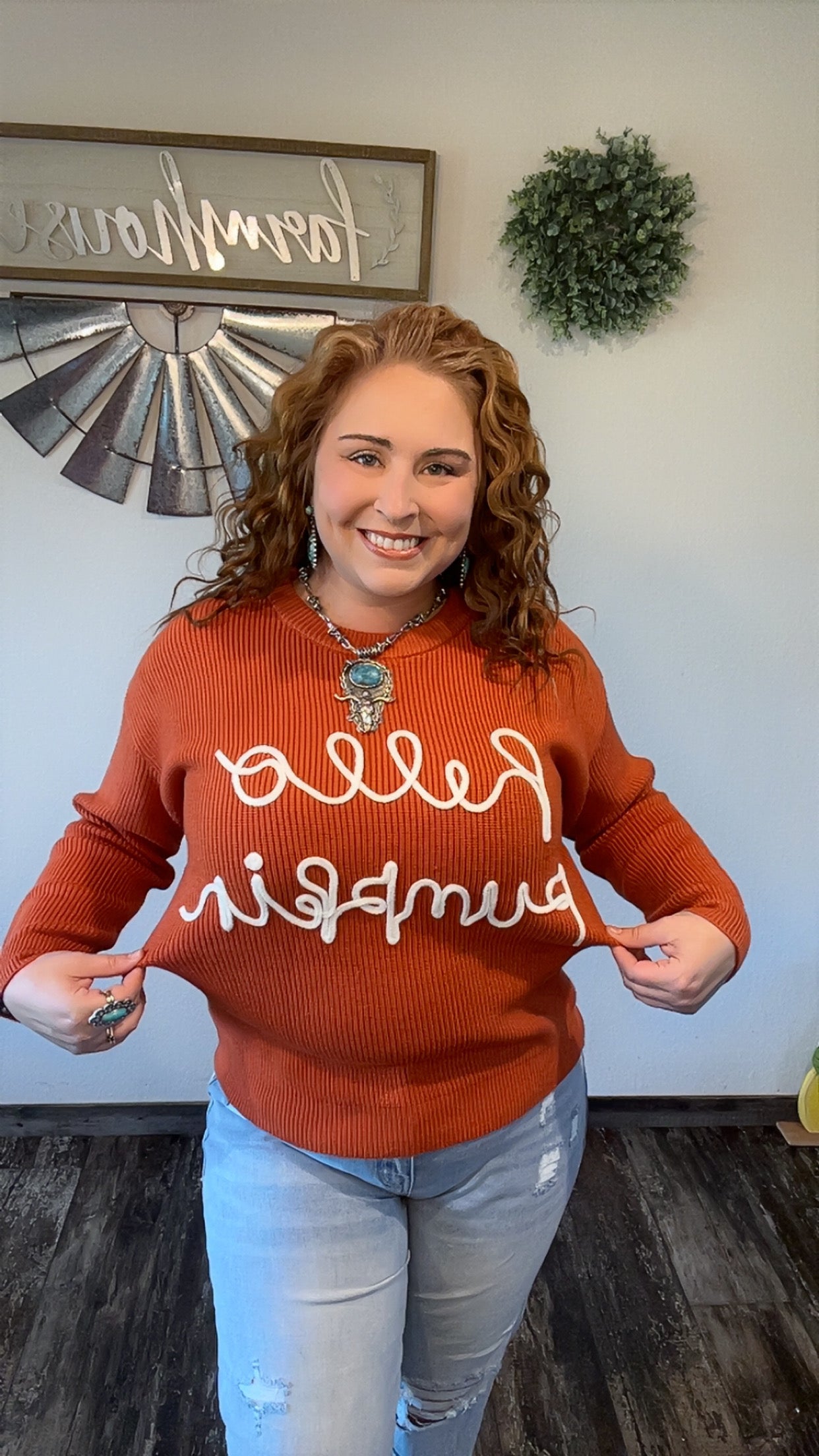 Hello Pumpkin Sweater