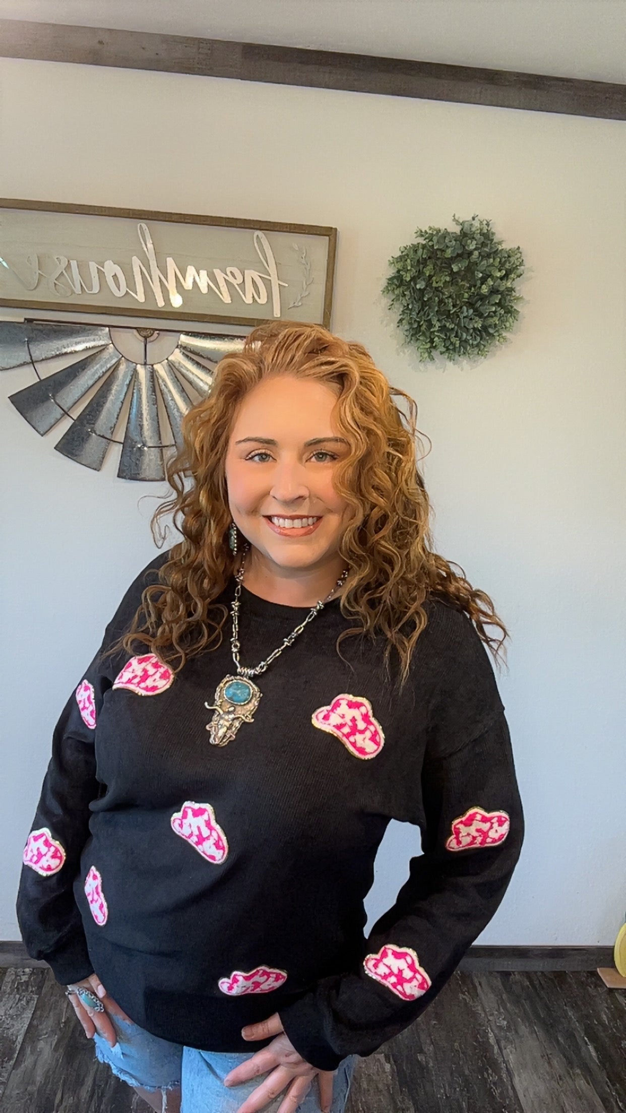 This Cowboy's Hat Pullover