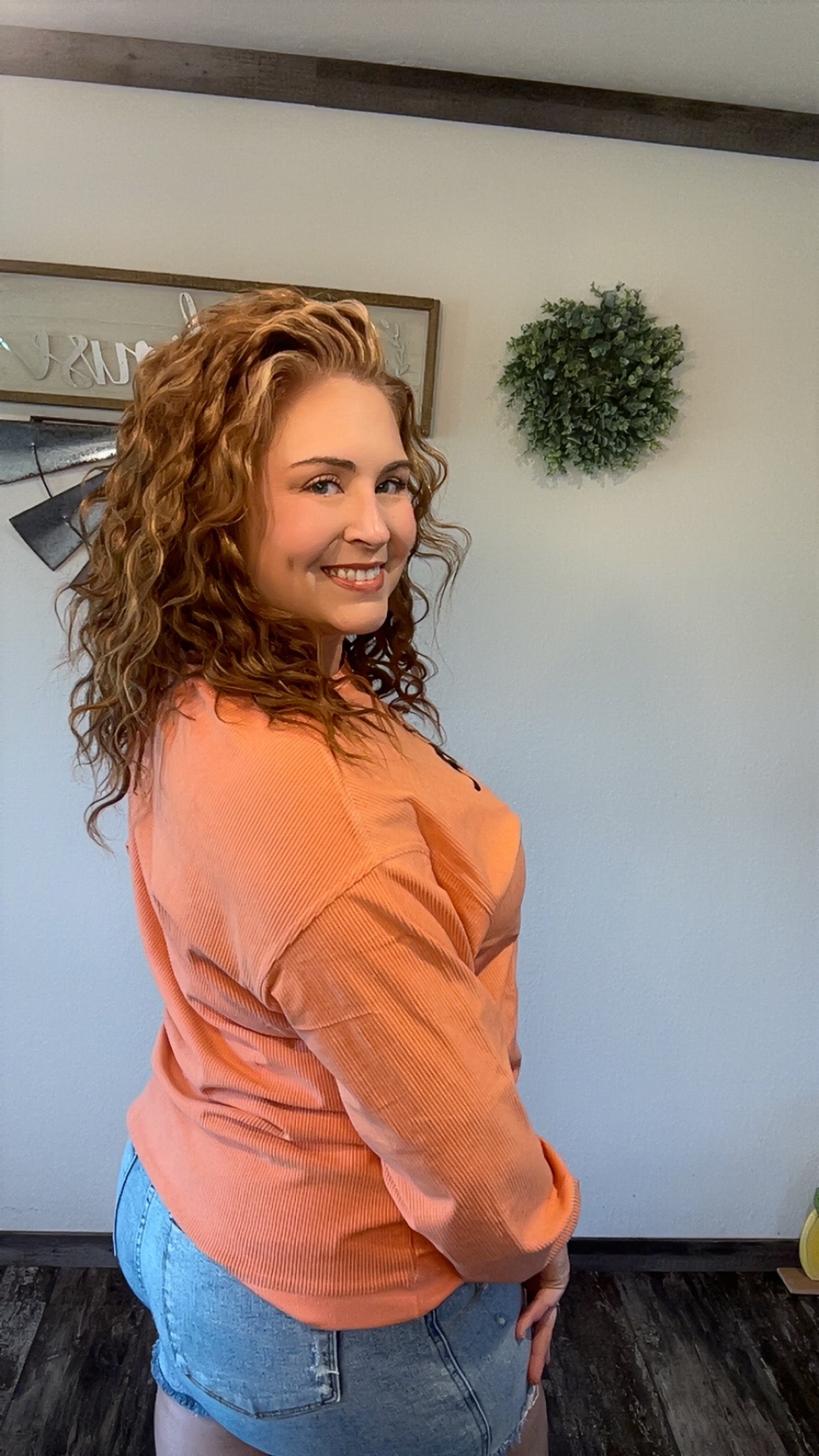 Sequin Pumpkin Sweater