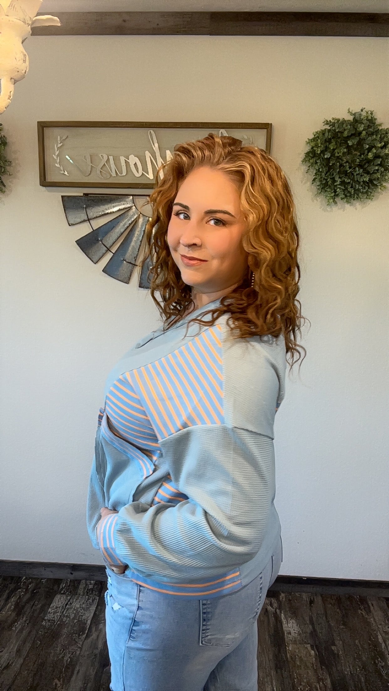 Clear Blue Skies Sweater