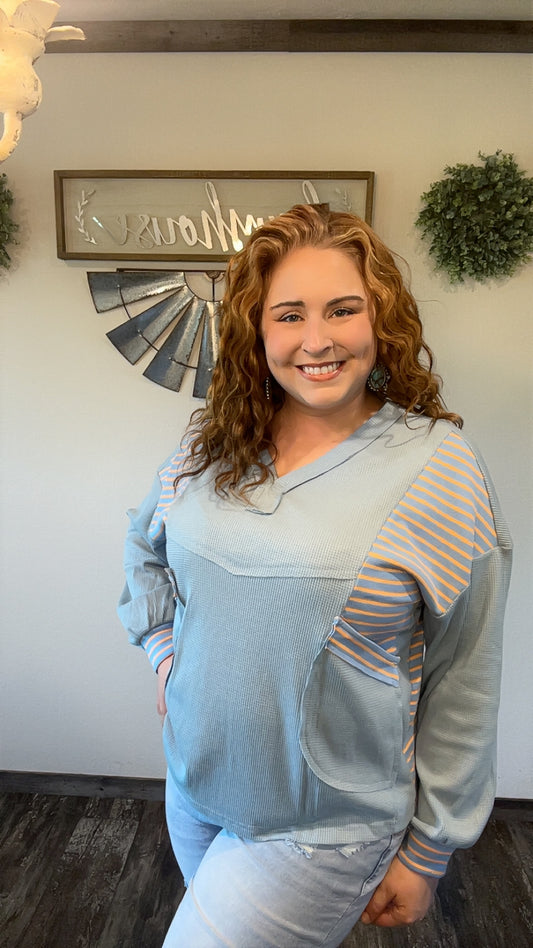 Clear Blue Skies Sweater