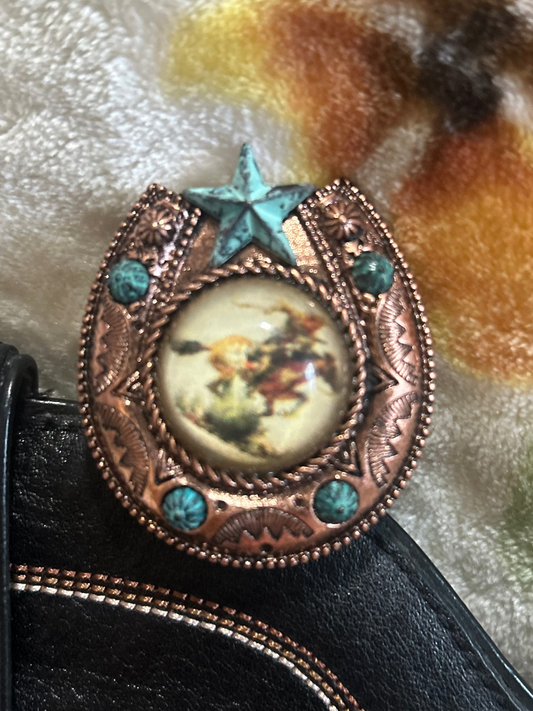 Western phone grip
