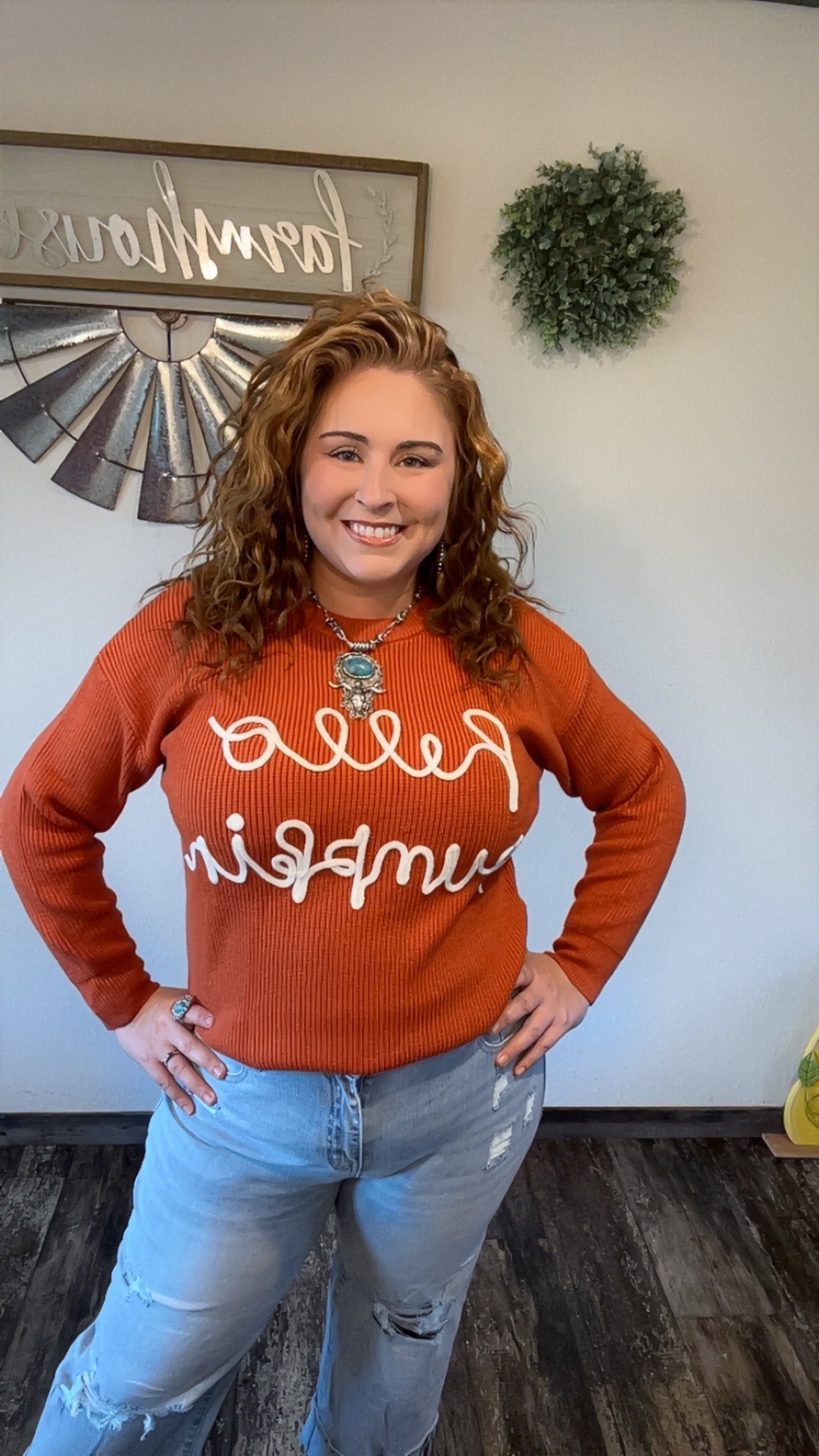 Hello Pumpkin Sweater