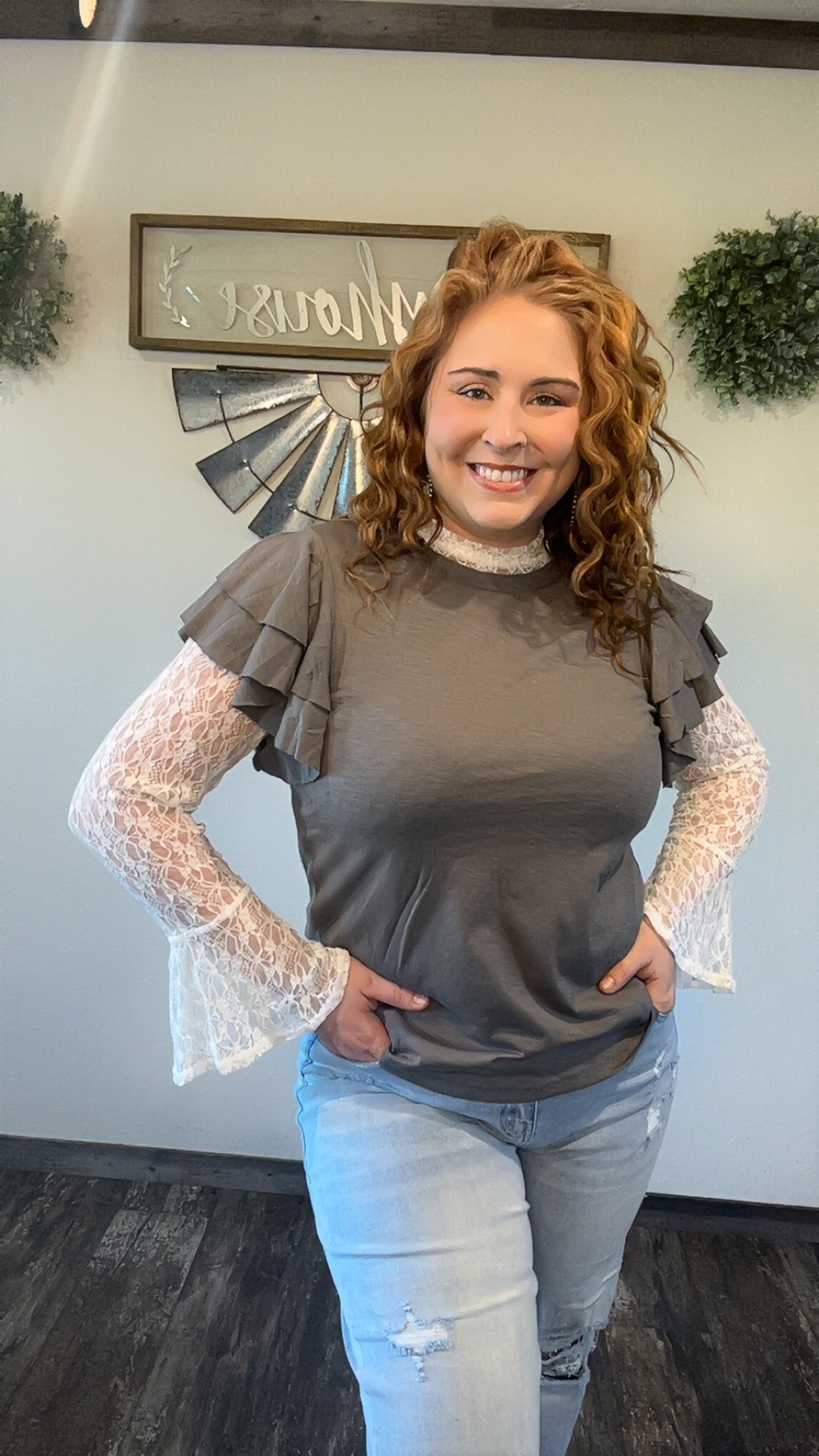 Ruffled Feathers Top