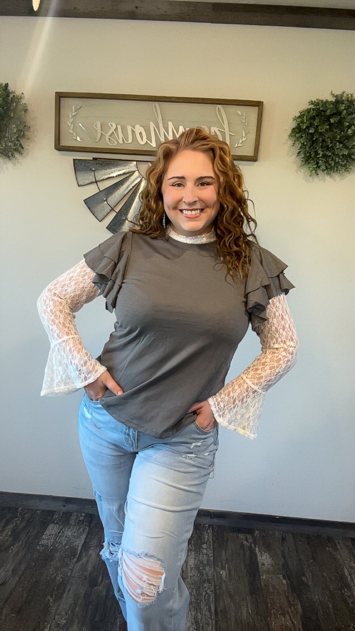 Ruffled Feathers Top