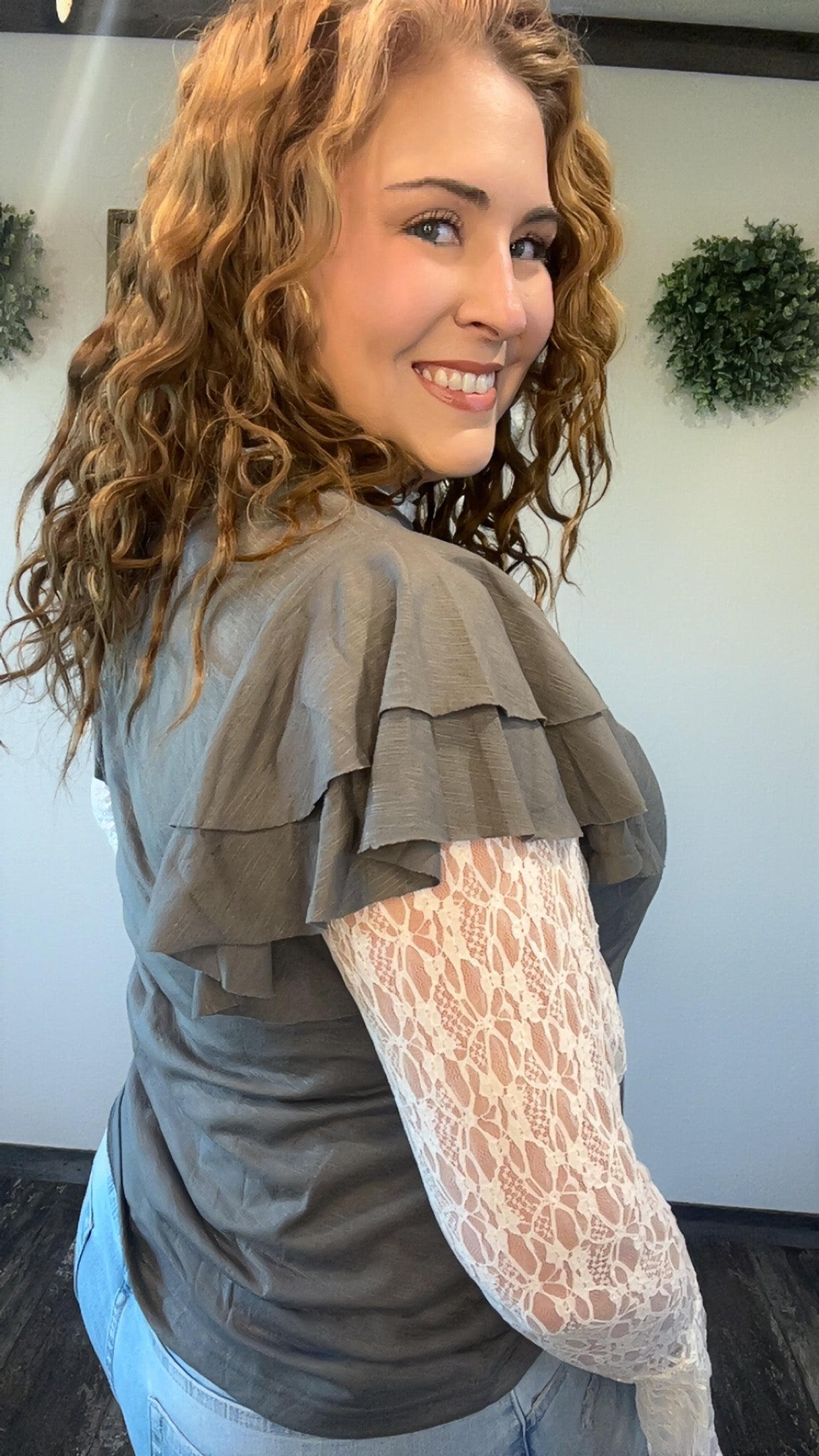 Ruffled Feathers Top